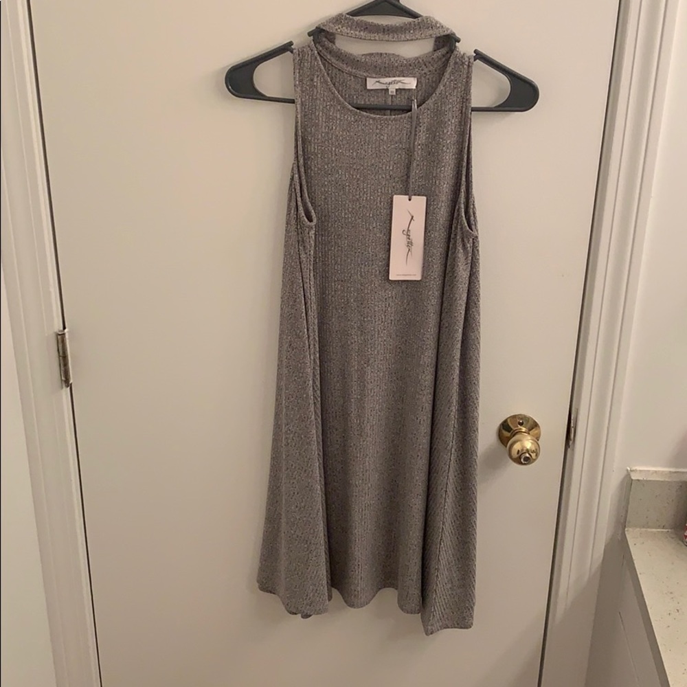 Gray Casual Dress